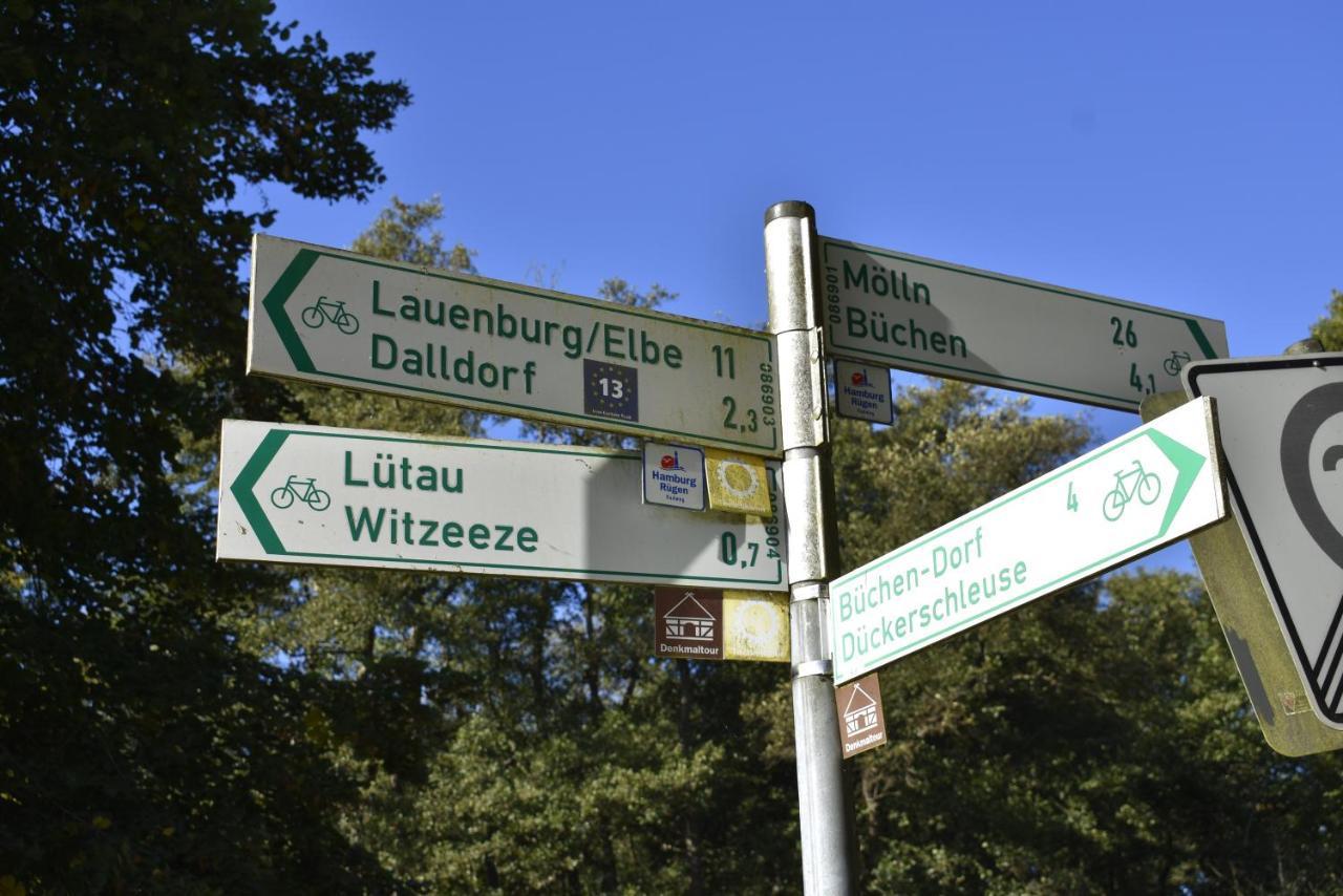 Pension Zur Schleuse Garni Am Elbe Luebeck - Kanal In Witzeeze Экстерьер фото